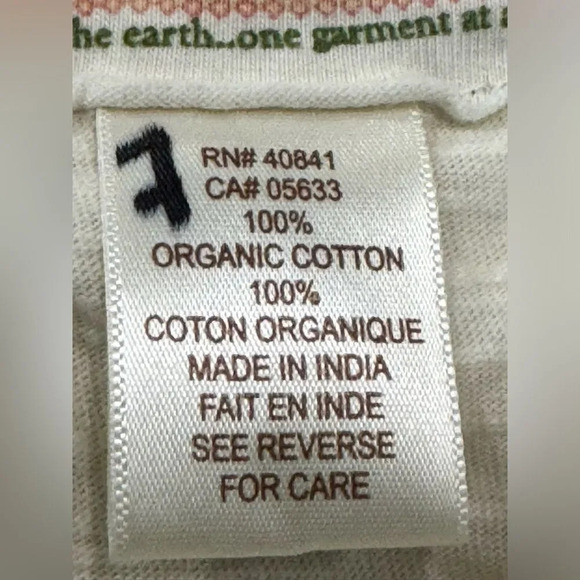 EUC Aventura off white hooded long sleeve tee Organic Cotton - Picture 6 of 6